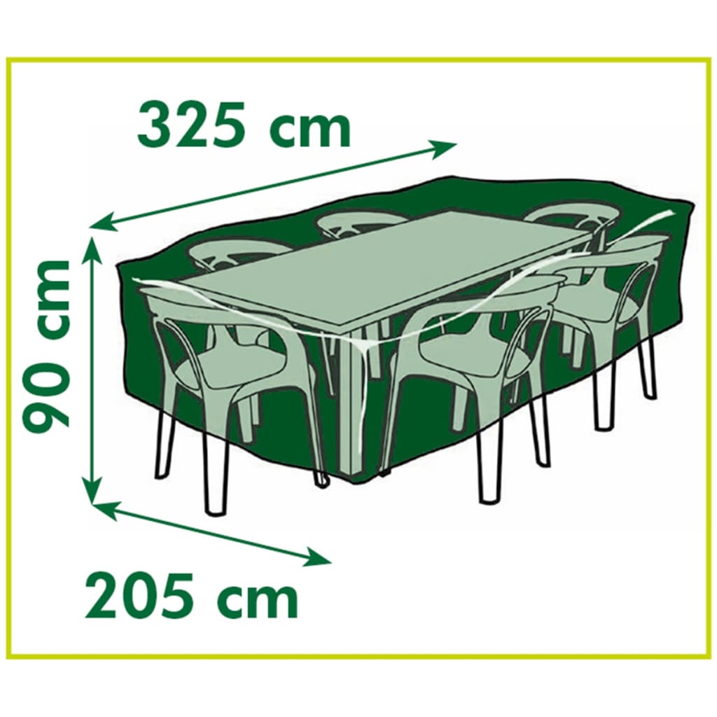 Nature Tuinmeubelhoes voor rechthoekige tafels 325x205x90 cm