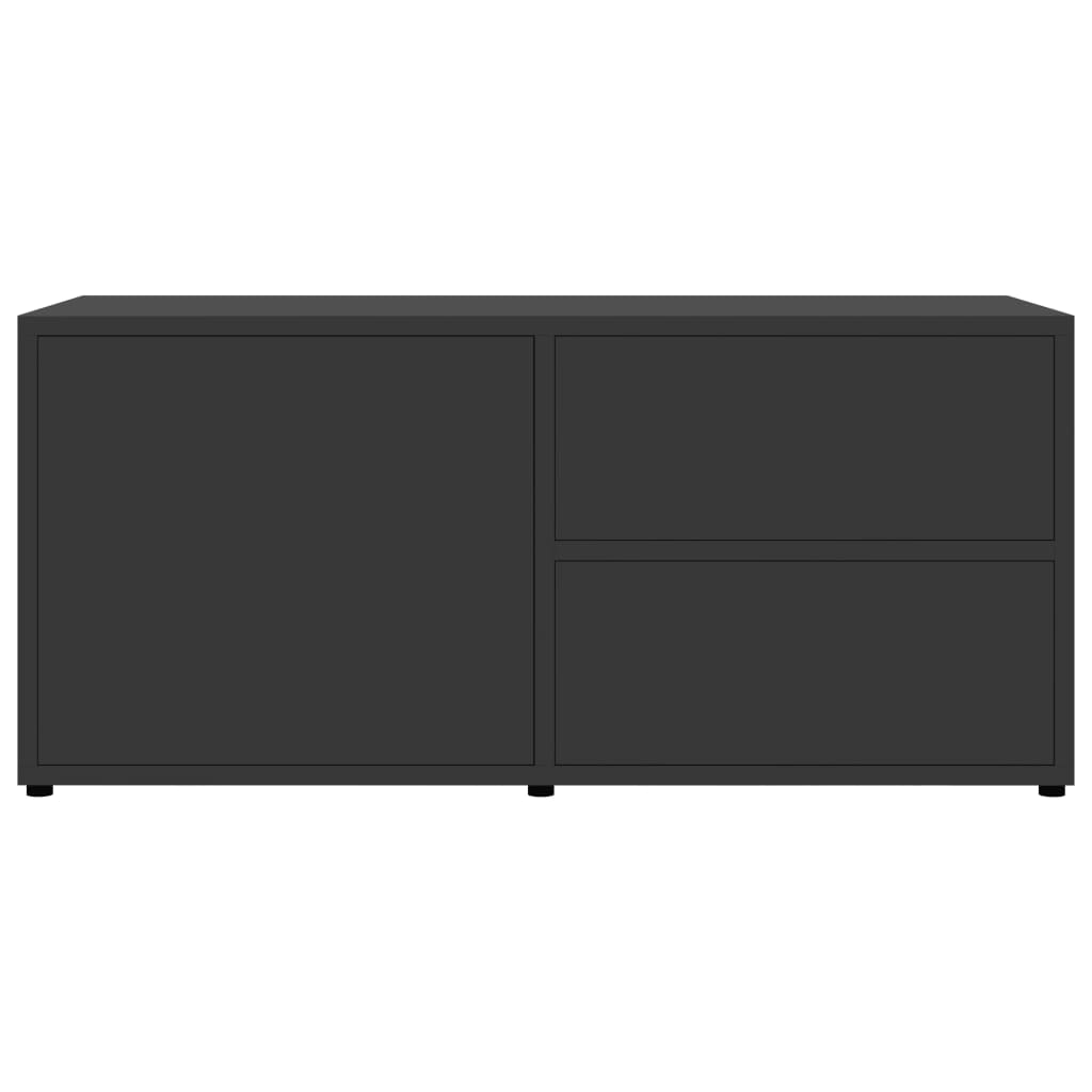 vidaXL Tv-meubel 80x34x36 cm spaanplaat grijs