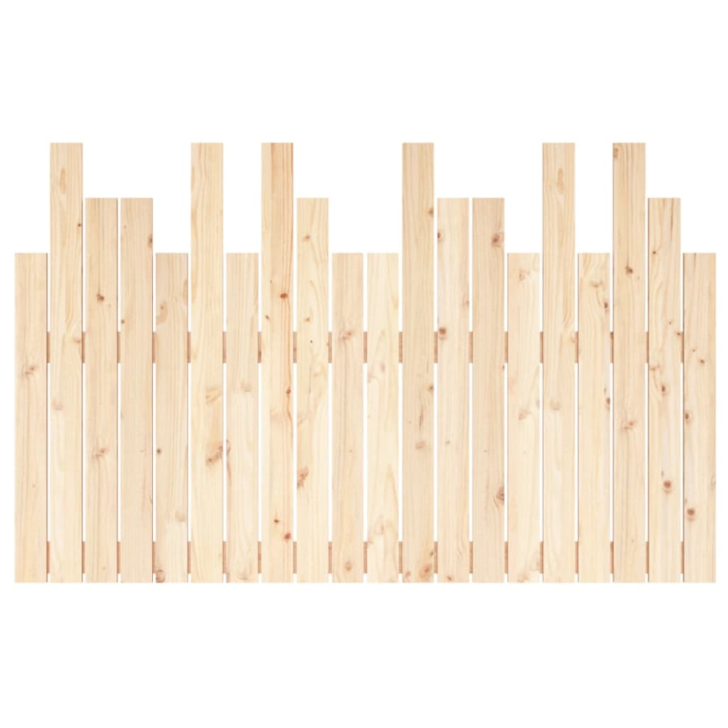 vidaXL Hoofdbord wandmontage 127,5x3x80 cm massief grenenhout