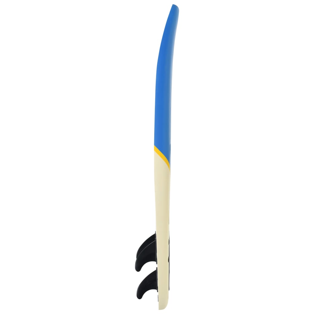 vidaXL Surfplank 170 cm blauw en crème