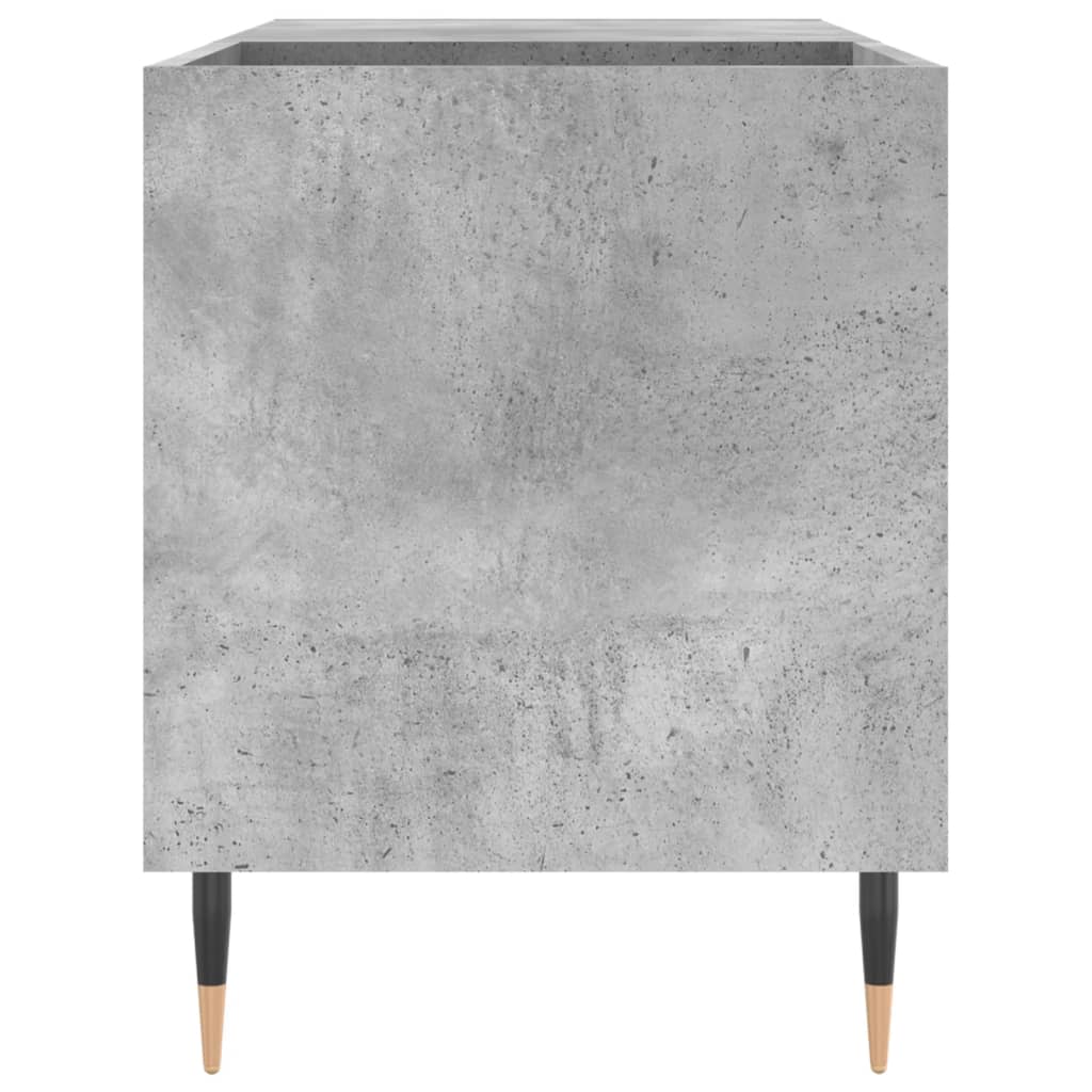vidaXL Platenkast 85x38x48 cm bewerkt hout betongrijs