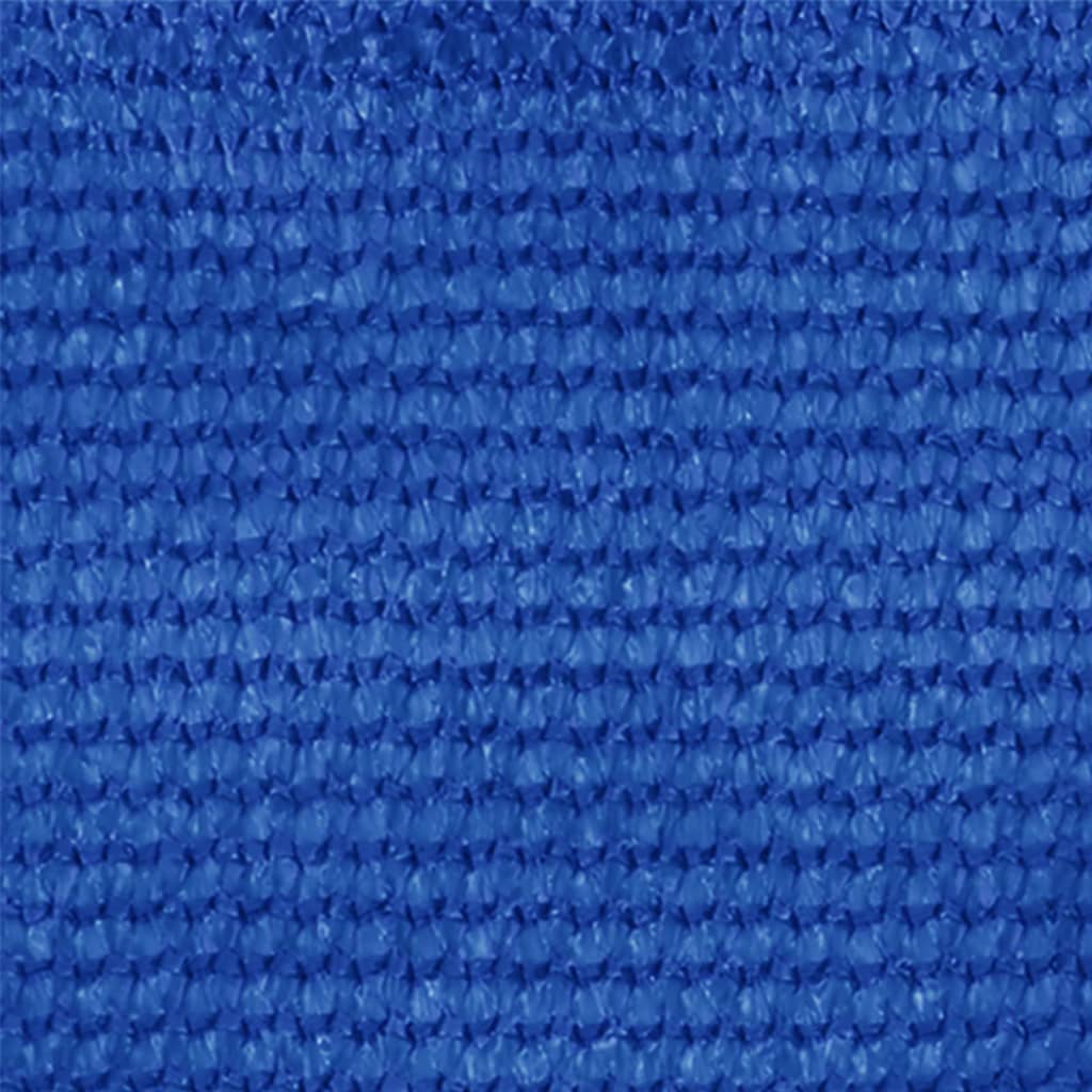 vidaXL Rolgordijn voor buiten 140x230 cm HDPE blauw