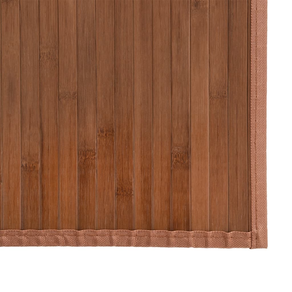 vidaXL Vloerkleed rechthoekig 80x100 cm bamboe bruin