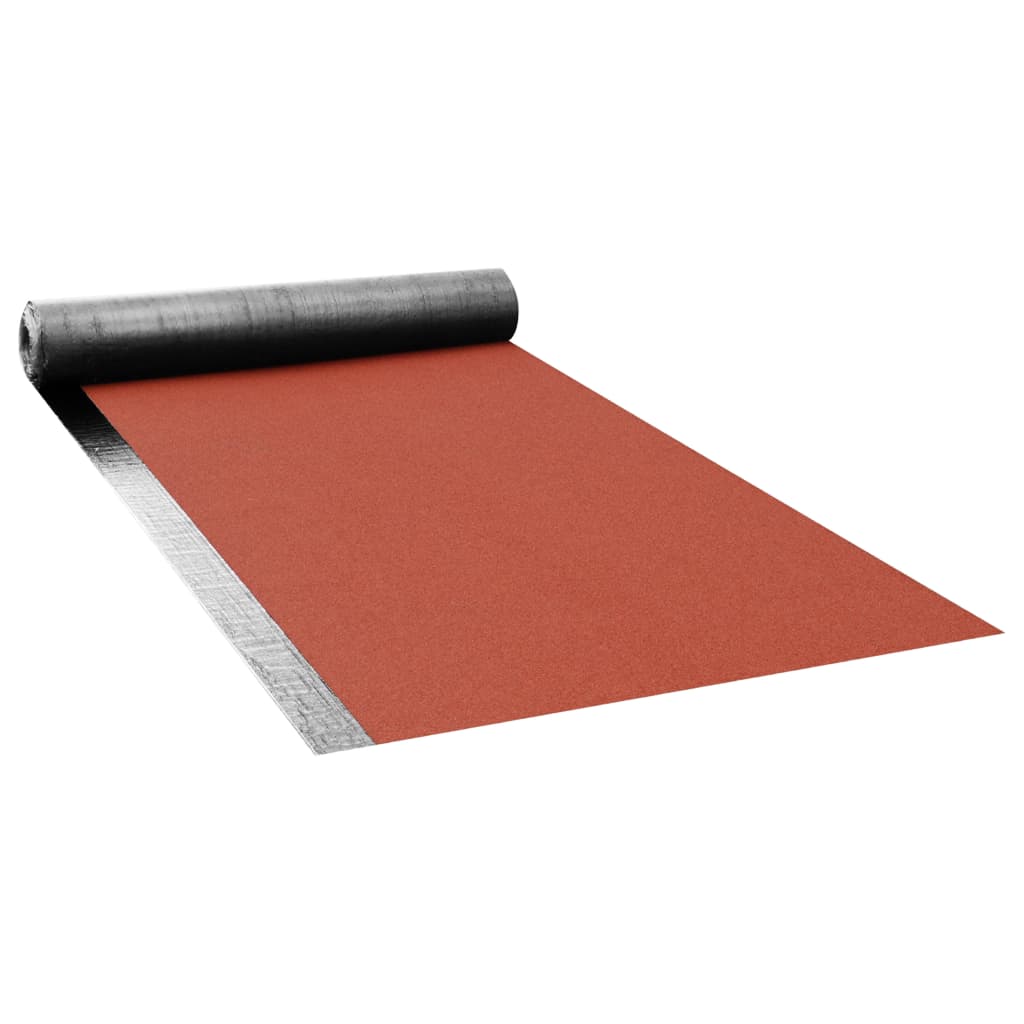 vidaXL Dakpapier 1 rol 5 ㎡ bitumen rood