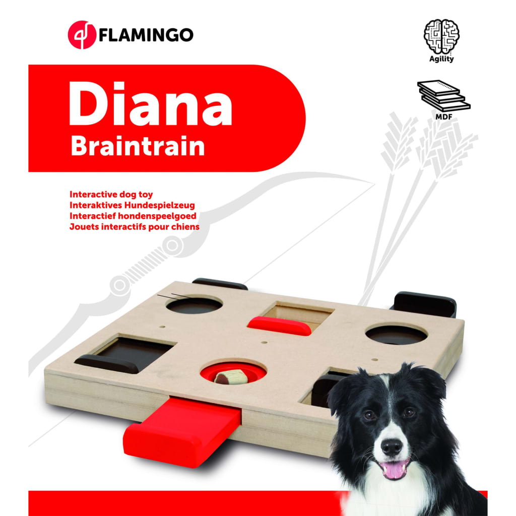 FLAMINGO Denkspeelgoed Diana 26x29,5 cm hout