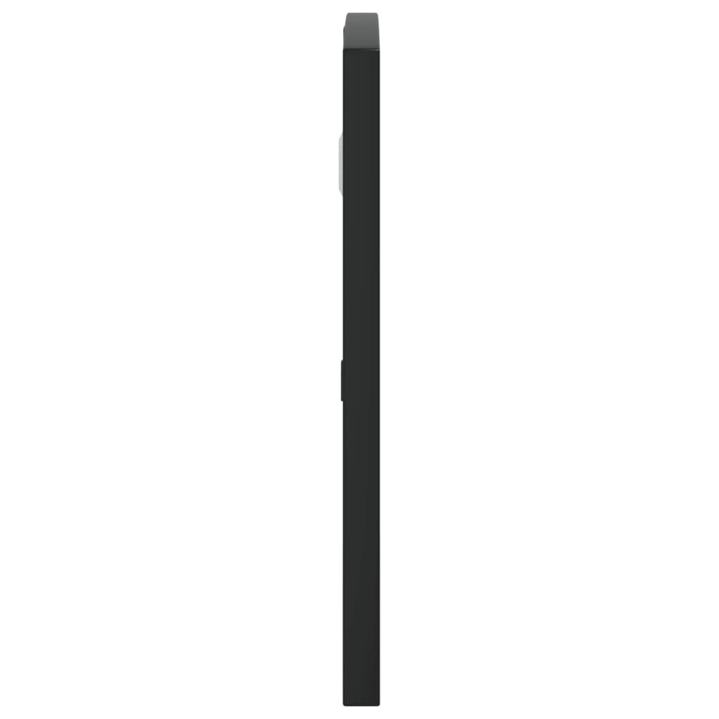 vidaXL Wandspiegel boog 60x30 cm ijzer zwart