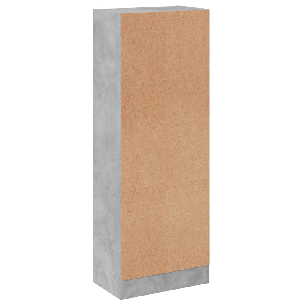 vidaXL Boekenkast met 3 schappen 40x24x108 cm bewerkt hout betongrijs