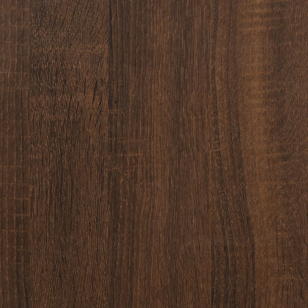 vidaXL Ladekast 60x36x103 cm bewerkt hout bruin eikenkleur