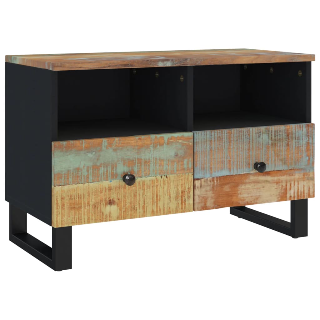 vidaXL Tv-meubel 70x33x46cm massief teruggewonnen hout