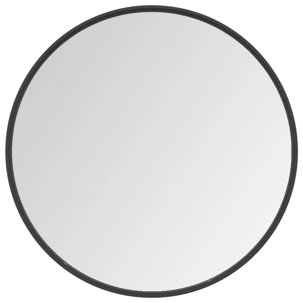 vidaXL Wandspiegel 60 cm zwart