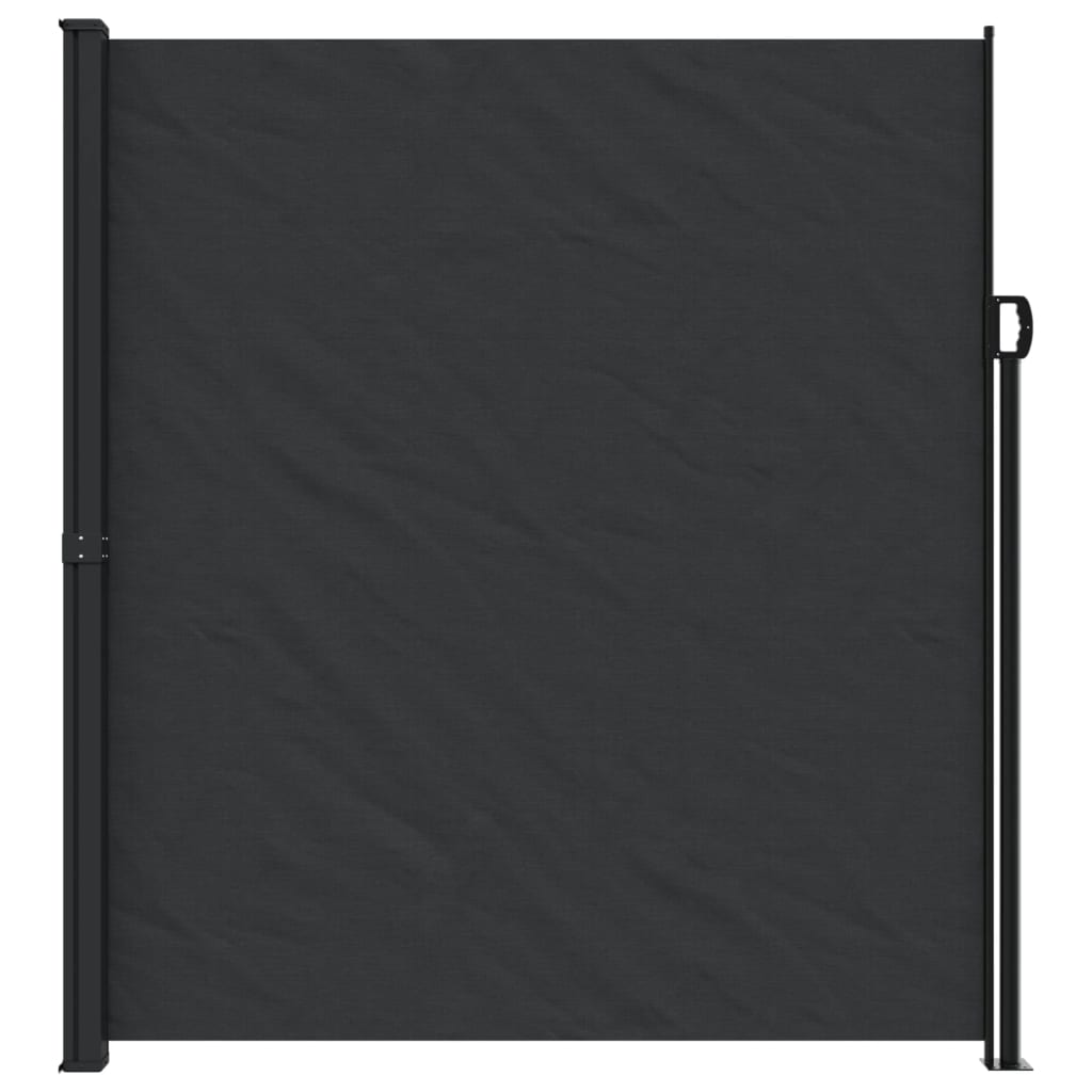 vidaXL Windscherm uittrekbaar 220x600 cm zwart