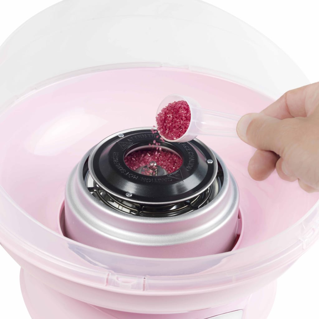 Bestron Suikerspinmachine ACCM370 kunststof roze