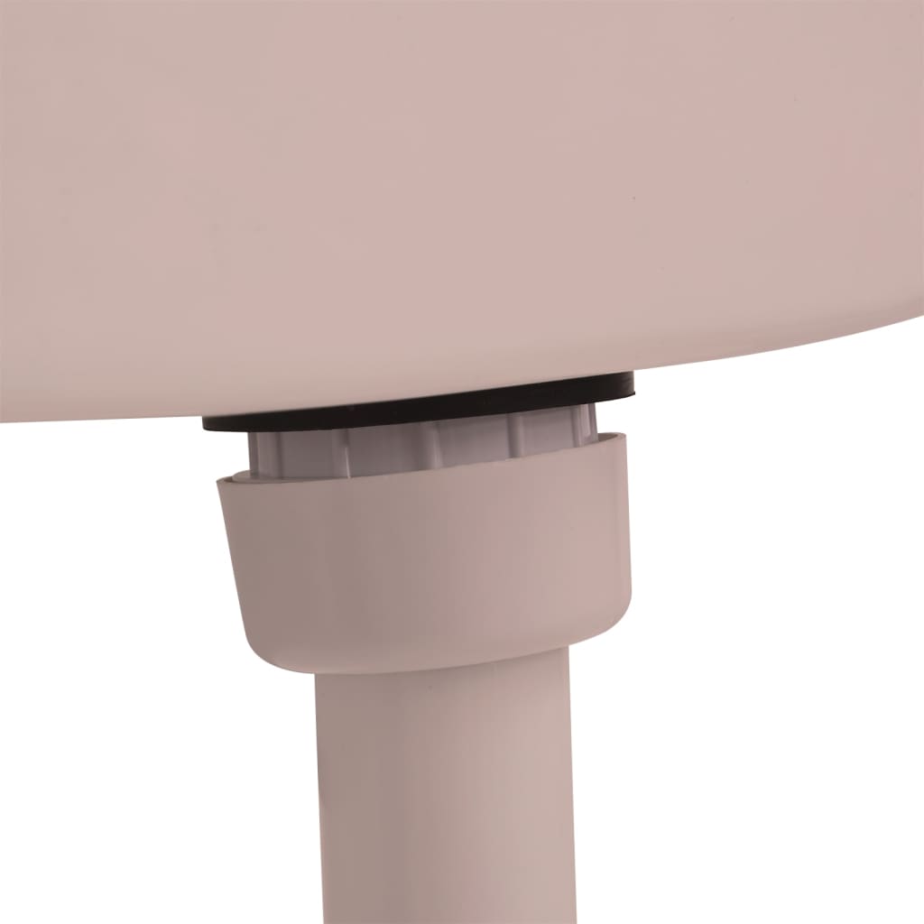 vidaXL Toiletstortbak met watertoevoer onderin 3/6 L zalmkleurig