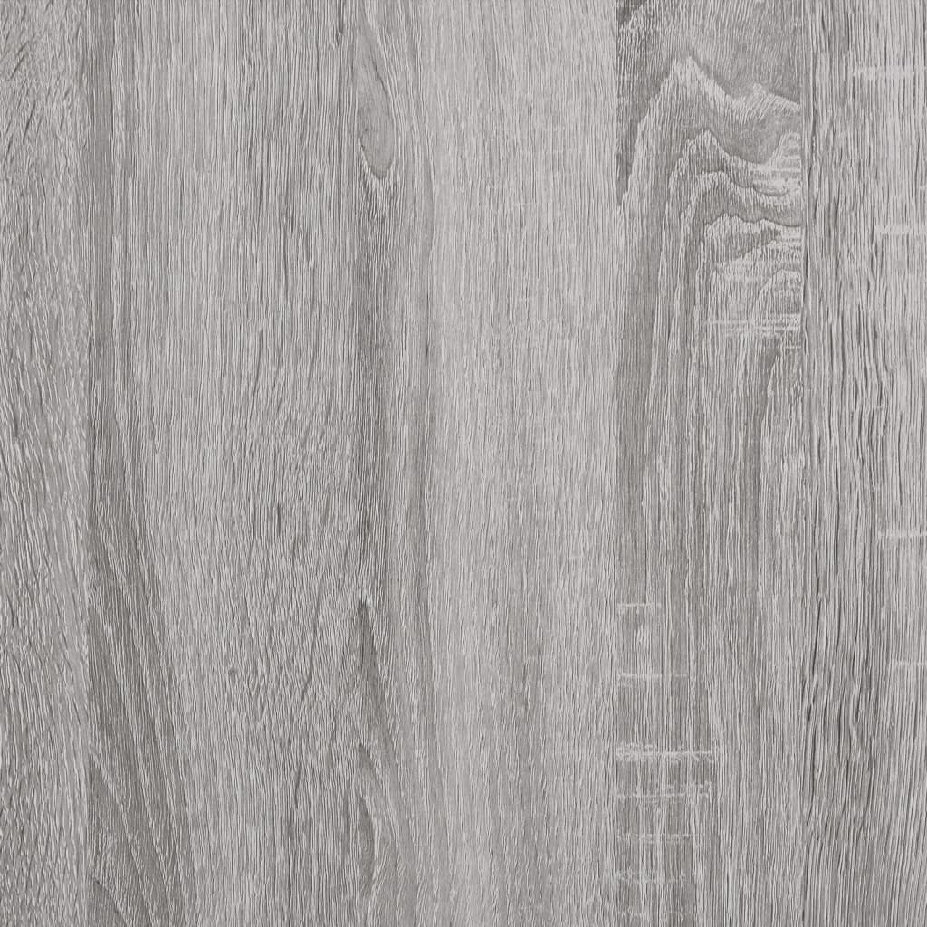 vidaXL Dressoir 70x35,5x67,5 cm bewerkt hout grijs sonoma eikenkleurig
