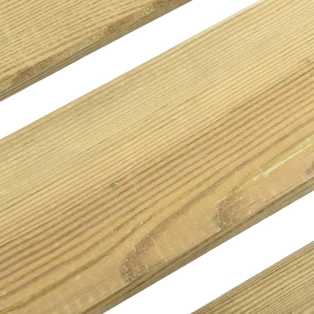 vidaXL Tuinbarkrukken 4 st geïmpregneerd grenenhout