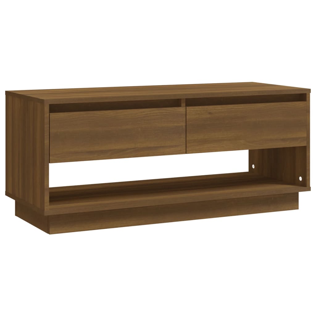 vidaXL Tv-meubel 102x41x44 cm spaanplaat bruineikenkleurig