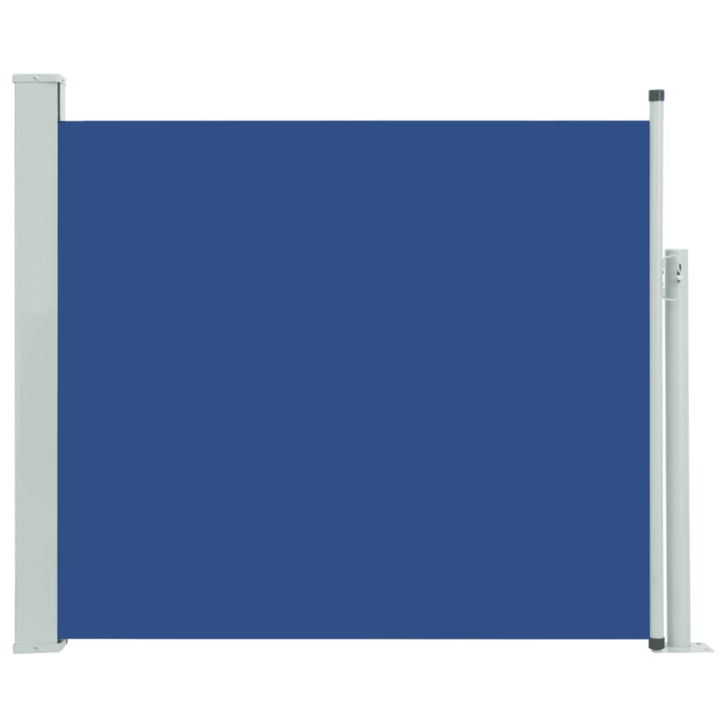 vidaXL Tuinscherm uittrekbaar 100x300 cm blauw