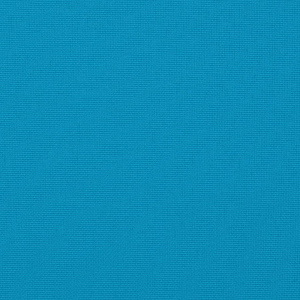 vidaXL Tuinstoelkussens 2 st hoge rug 120x50x3 cm stof blauw