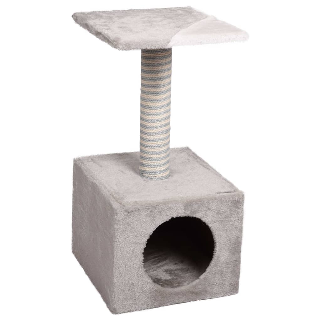 FLAMINGO Kattenkrabpaal Cary 30x30x61 cm grijs