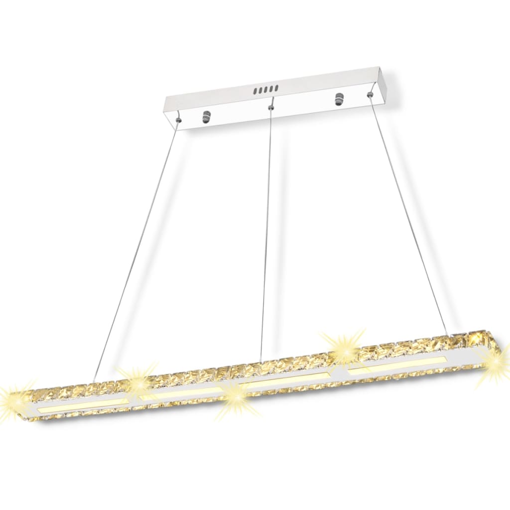 LED Hanglamp lange strook kristal 13 W