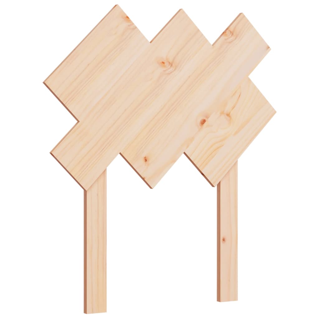 vidaXL Hoofdbord 72,5x3x81 cm massief grenenhout