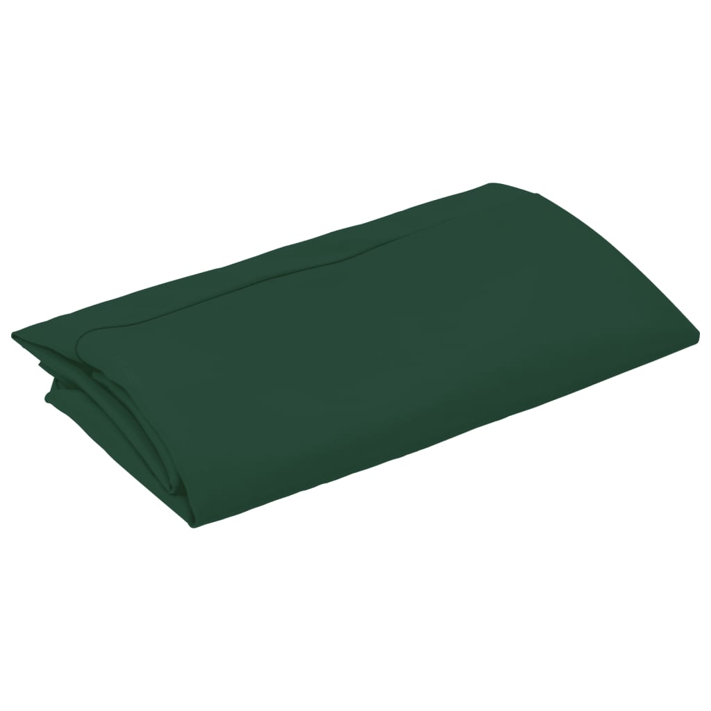 vidaXL Vervangingsdoek voor zweefparasol 350 cm groen