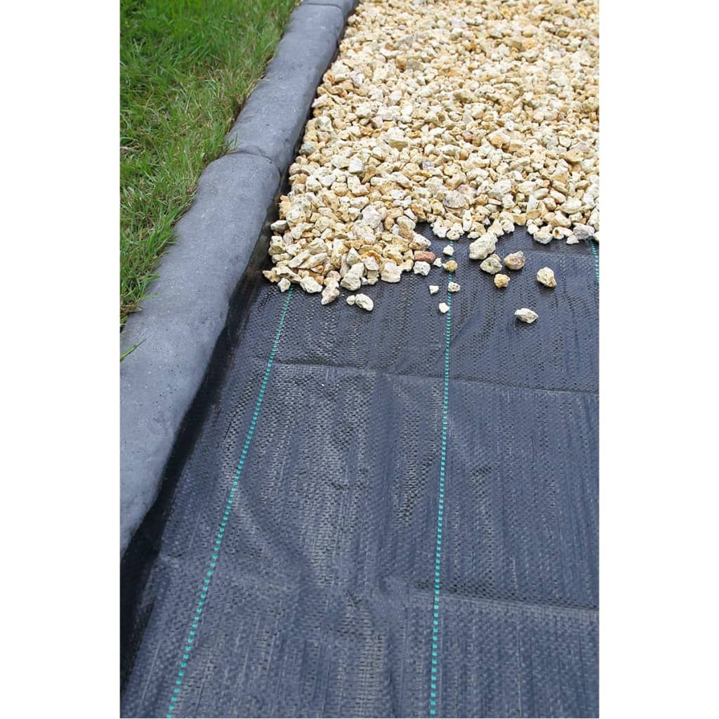 Nature Anti-worteldoek 1x10 m zwart
