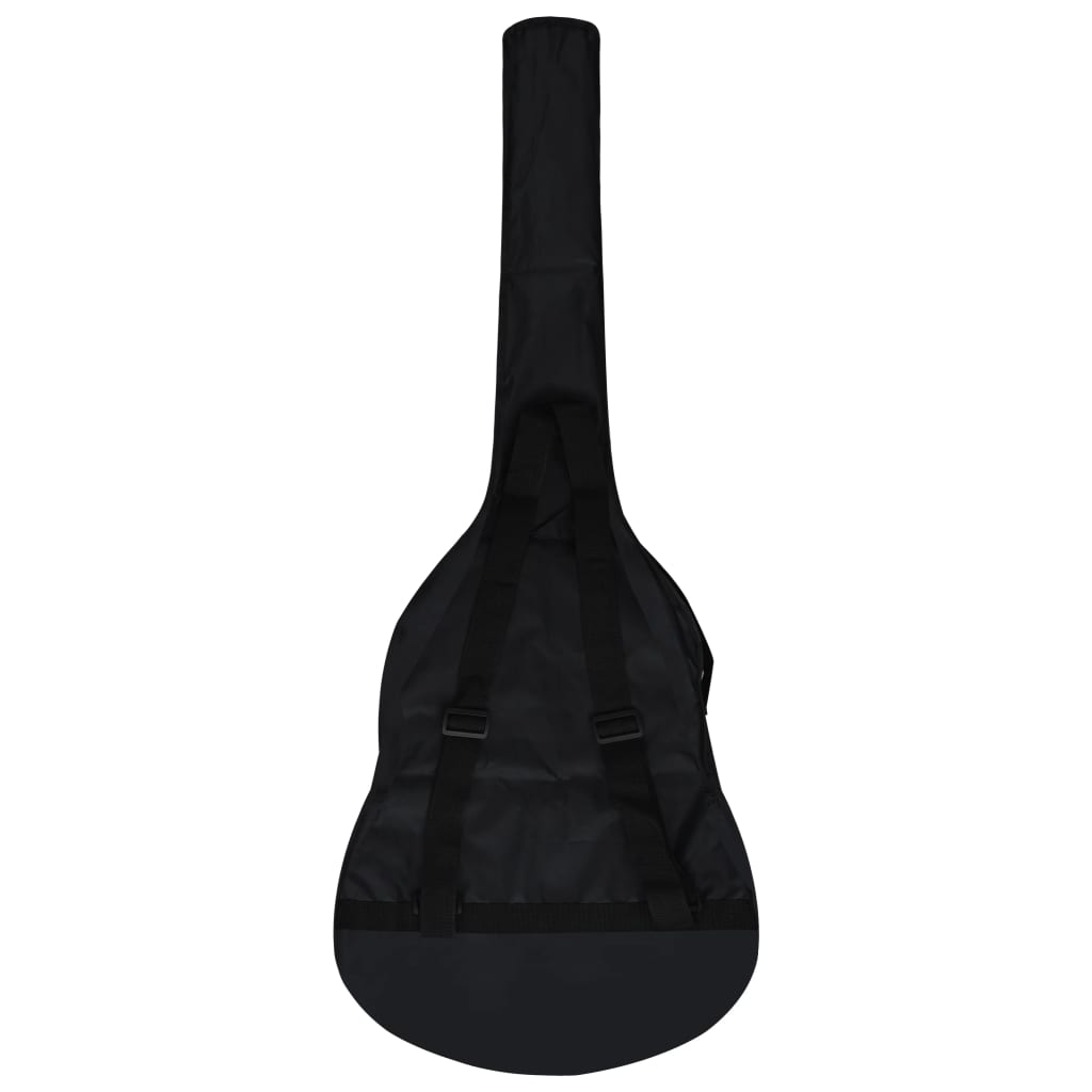 vidaXL Gitaartas voor 1/2 klassieke gitaar 94x35 cm stof zwart