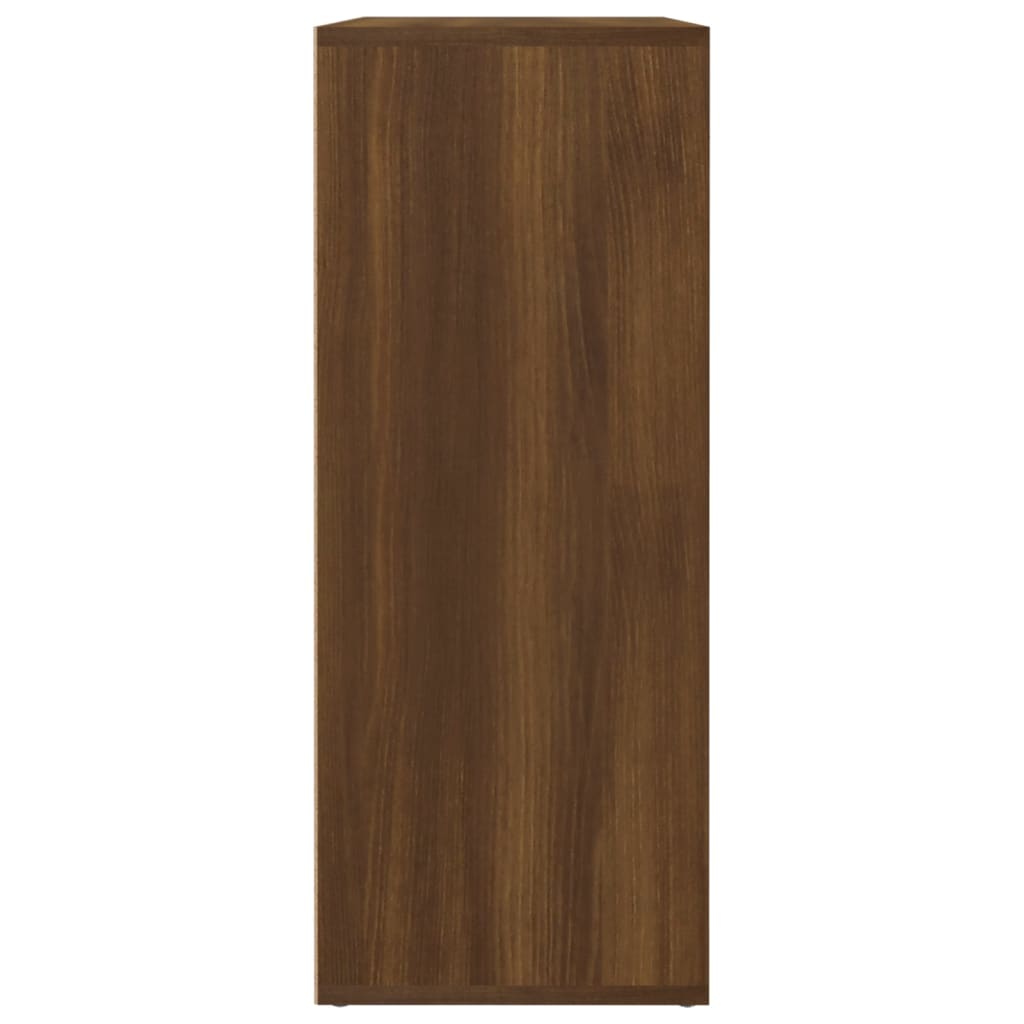 vidaXL Dressoir 60x30x75 cm bewerkt hout bruin eikenkleur