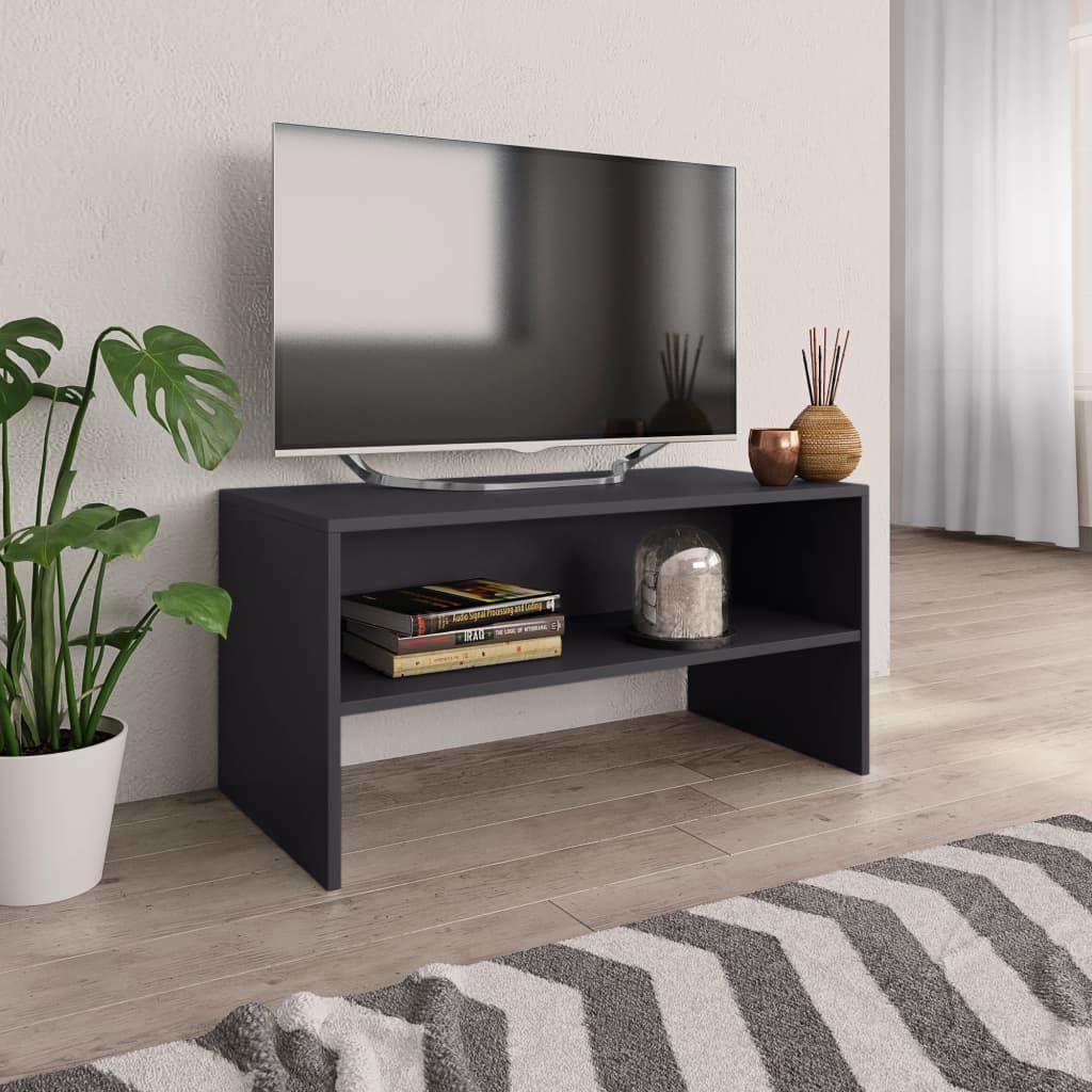vidaXL Tv-meubel 80x40x40 cm bewerkt hout grijs