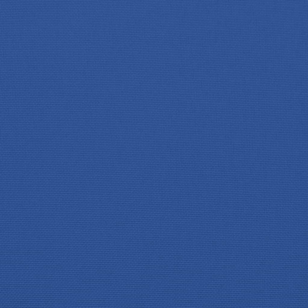 vidaXL Palletkussen 80x80x12 cm stof koningsblauw