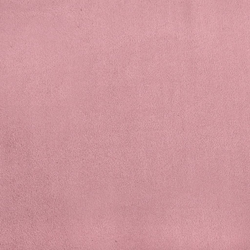 vidaXL Fauteuil 62x79x79 cm fluweel roze