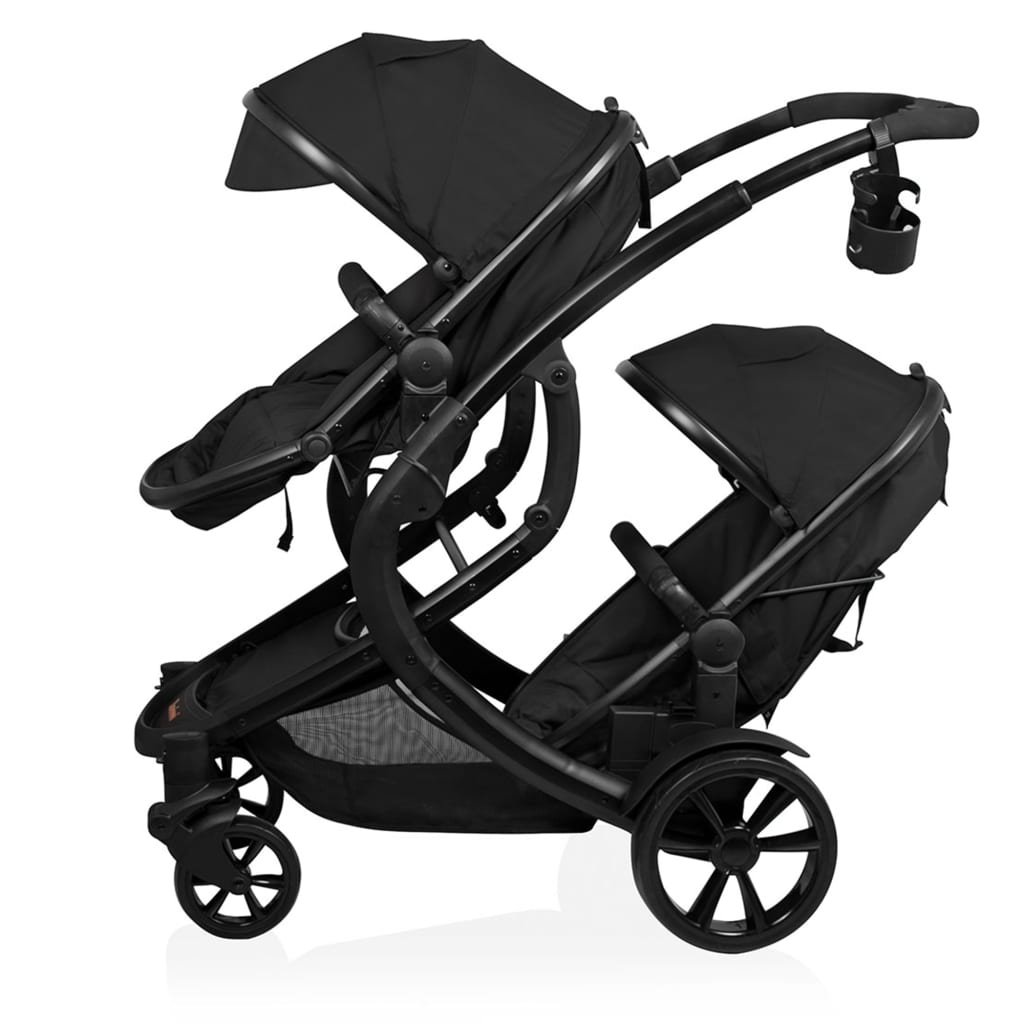 Baninni Tweeling kinder-/wandelwagen Doppy zwart BNST030-BK kopen? | vidaXL .nl