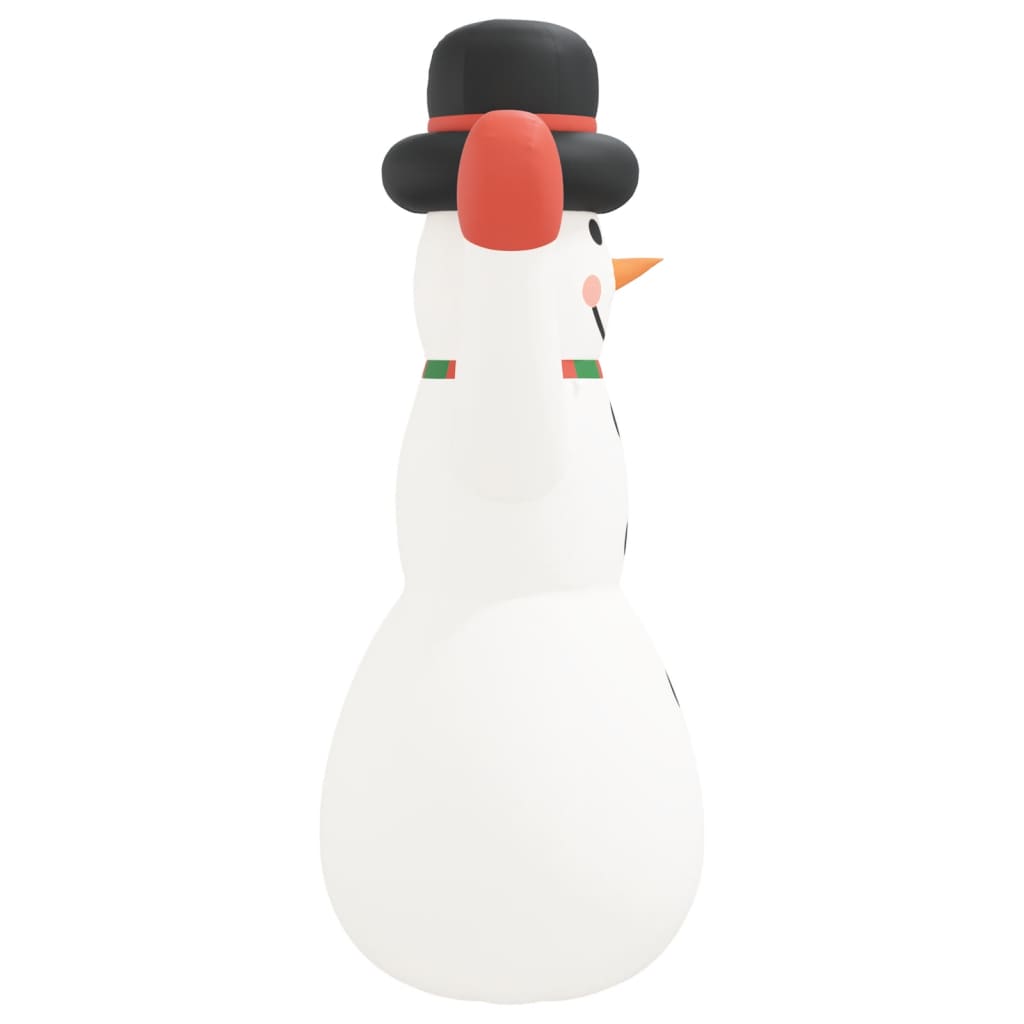 VidaXL Sneeuwpop opblaasbaar met LED's 805 cm