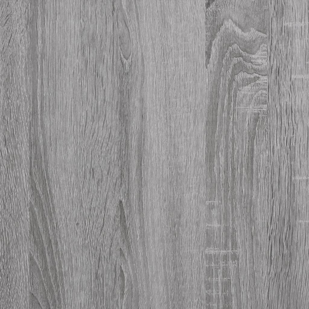 vidaXL Bureau met lades 102x50x76 cm bewerkt hout grijs sonoma eiken