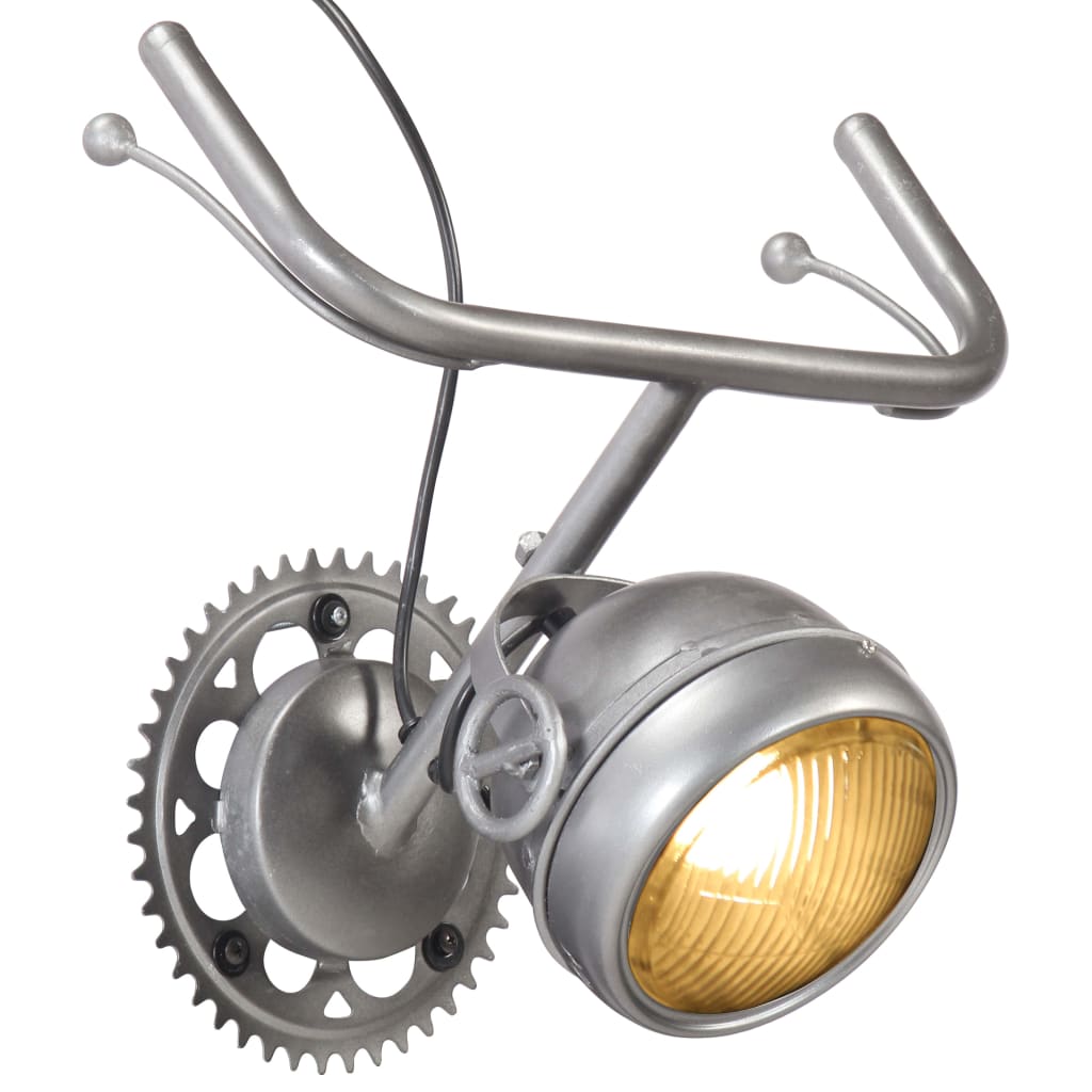 vidaXL Wandlamp met fietsontwerp ijzer