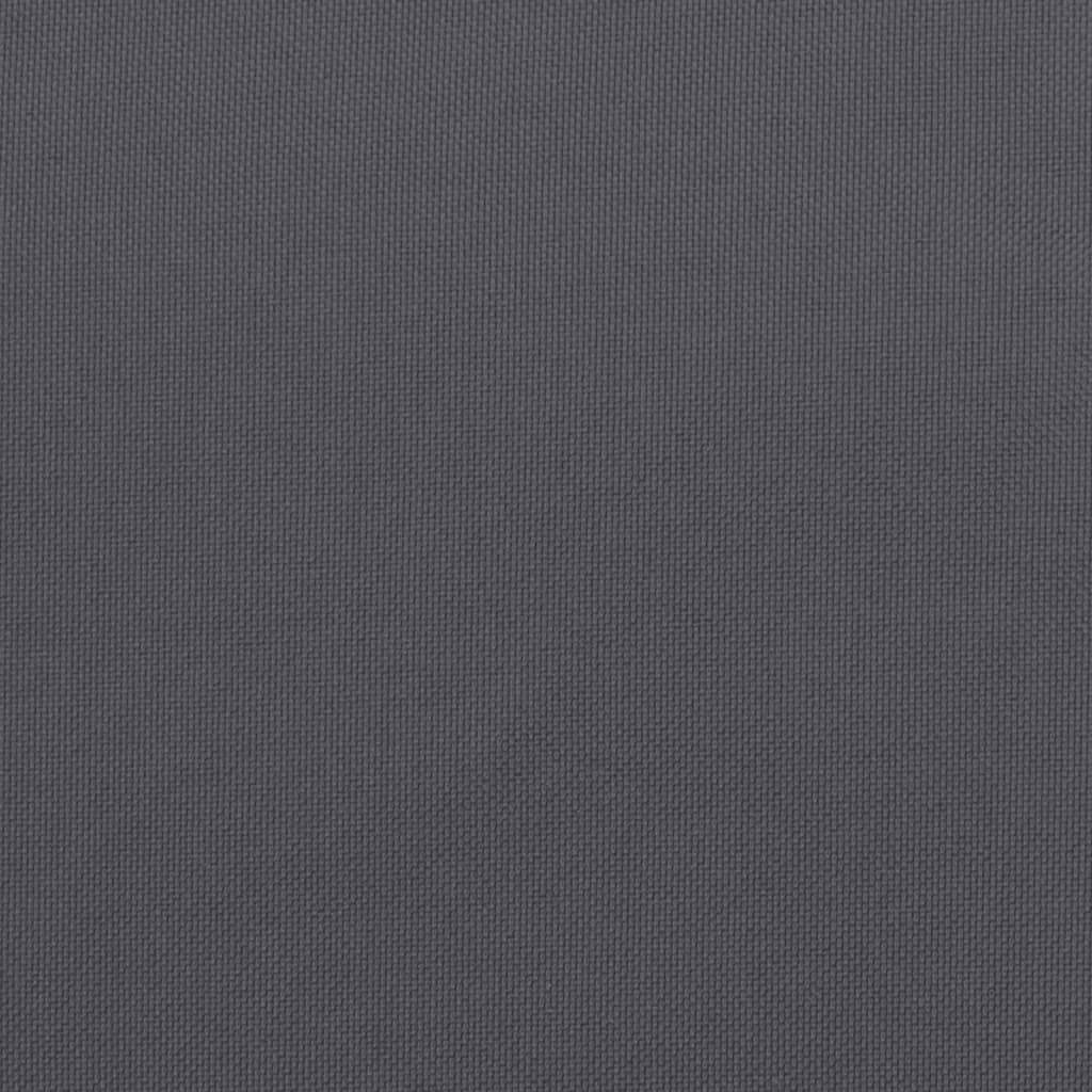 vidaXL Palletkussen 60 x 60 x 12 cm stof grijs