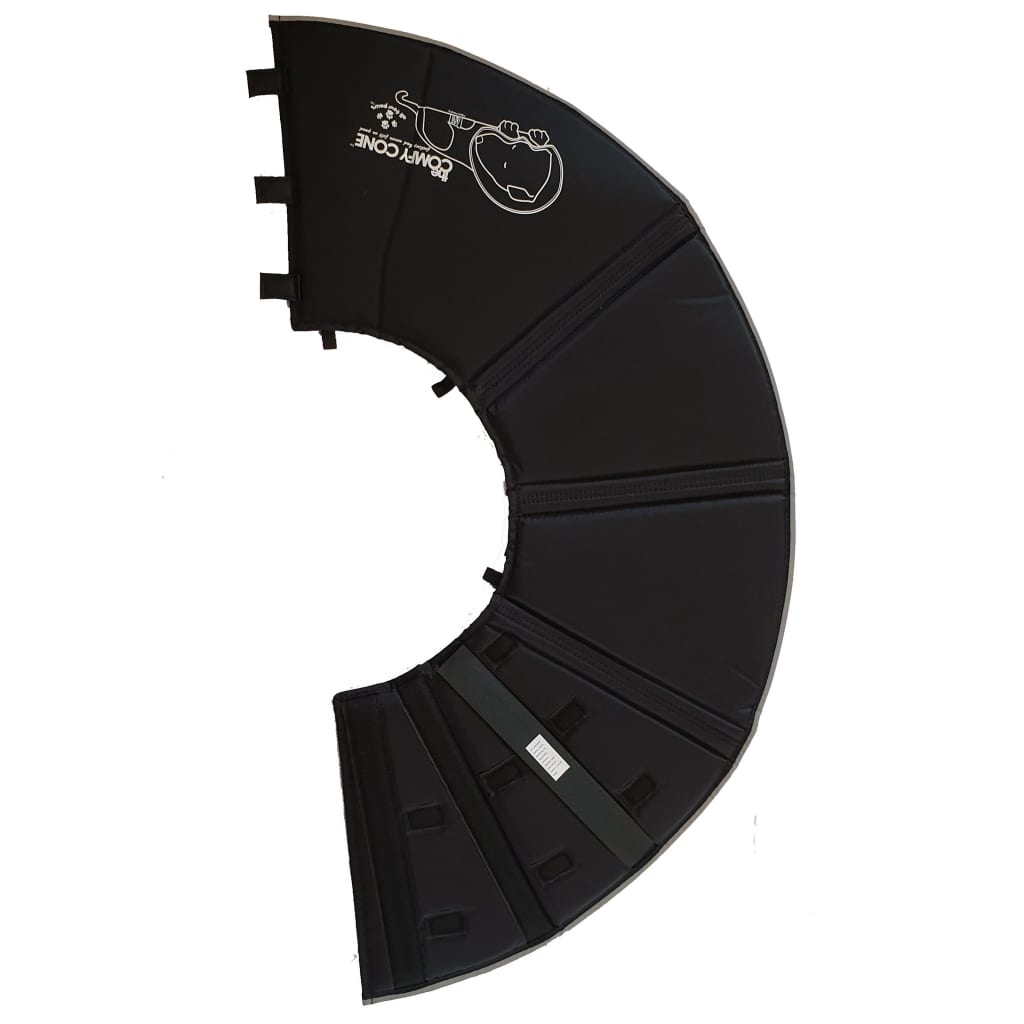 All Four Paws E-halsband Comfy Cone XS 11 cm zwart