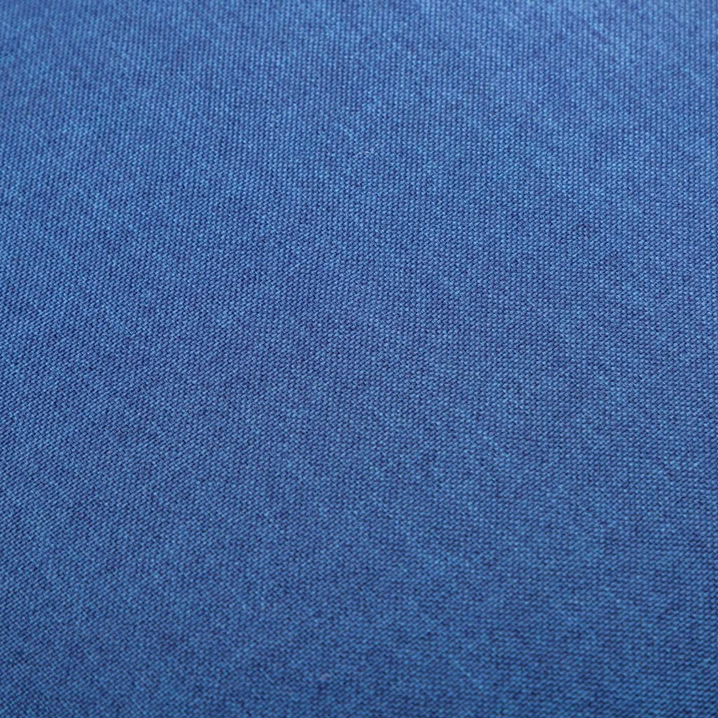 vidaXL Fauteuil stof blauw