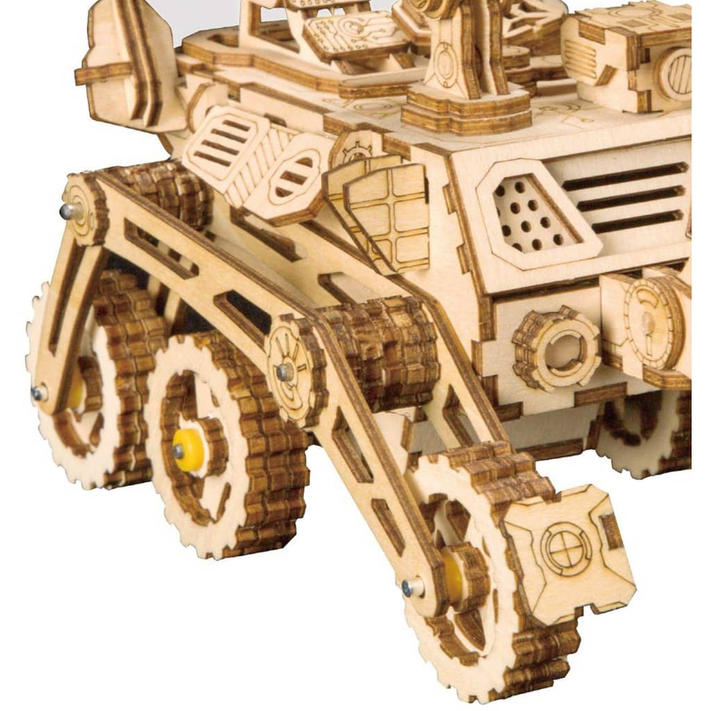 Robotime Schaalmodelset auto op zonne-energie Curiosity Rover