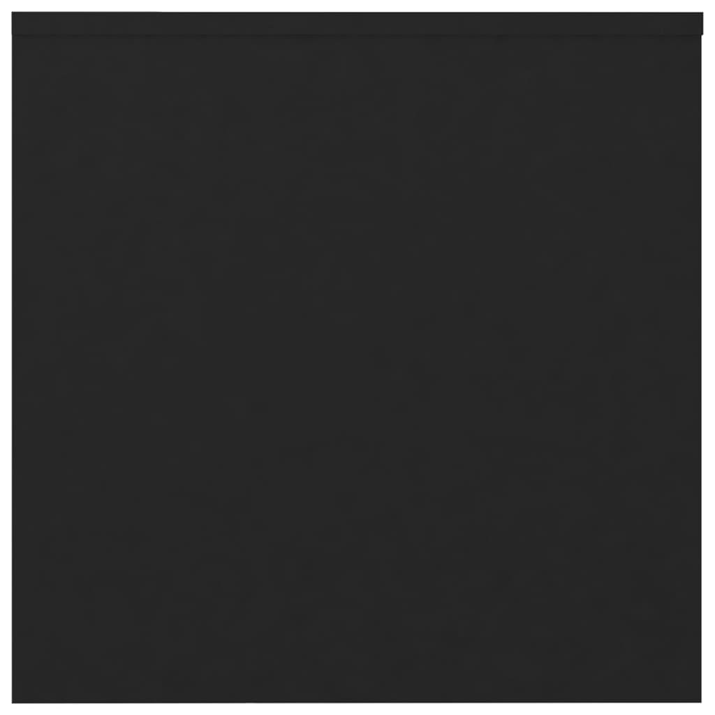 vidaXL 3-delige Tafeltjesset spaanplaat zwart