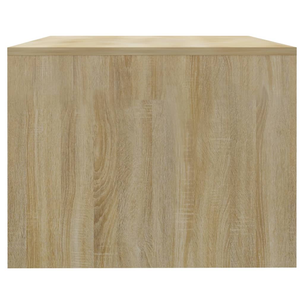 vidaXL Salontafel 102x55x42 cm bewerkt hout sonoma eikenkleurig