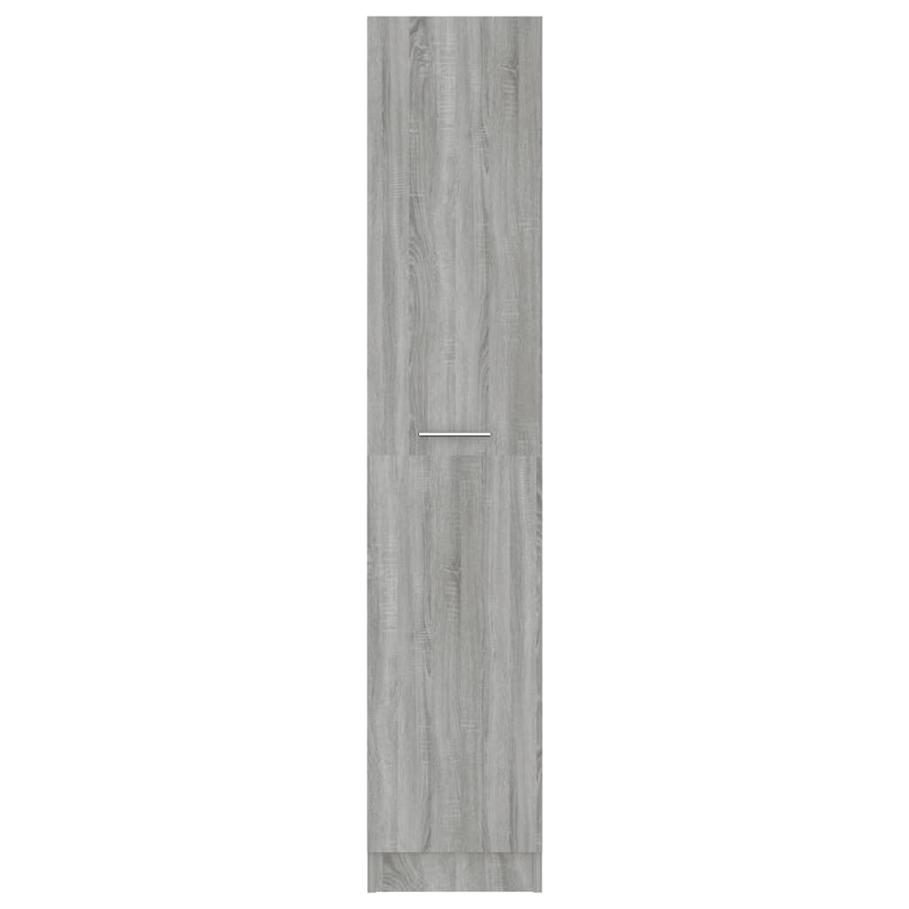 vidaXL Apothekerskast 30x42,5x150 cm bewerkt hout grijs sonoma eiken