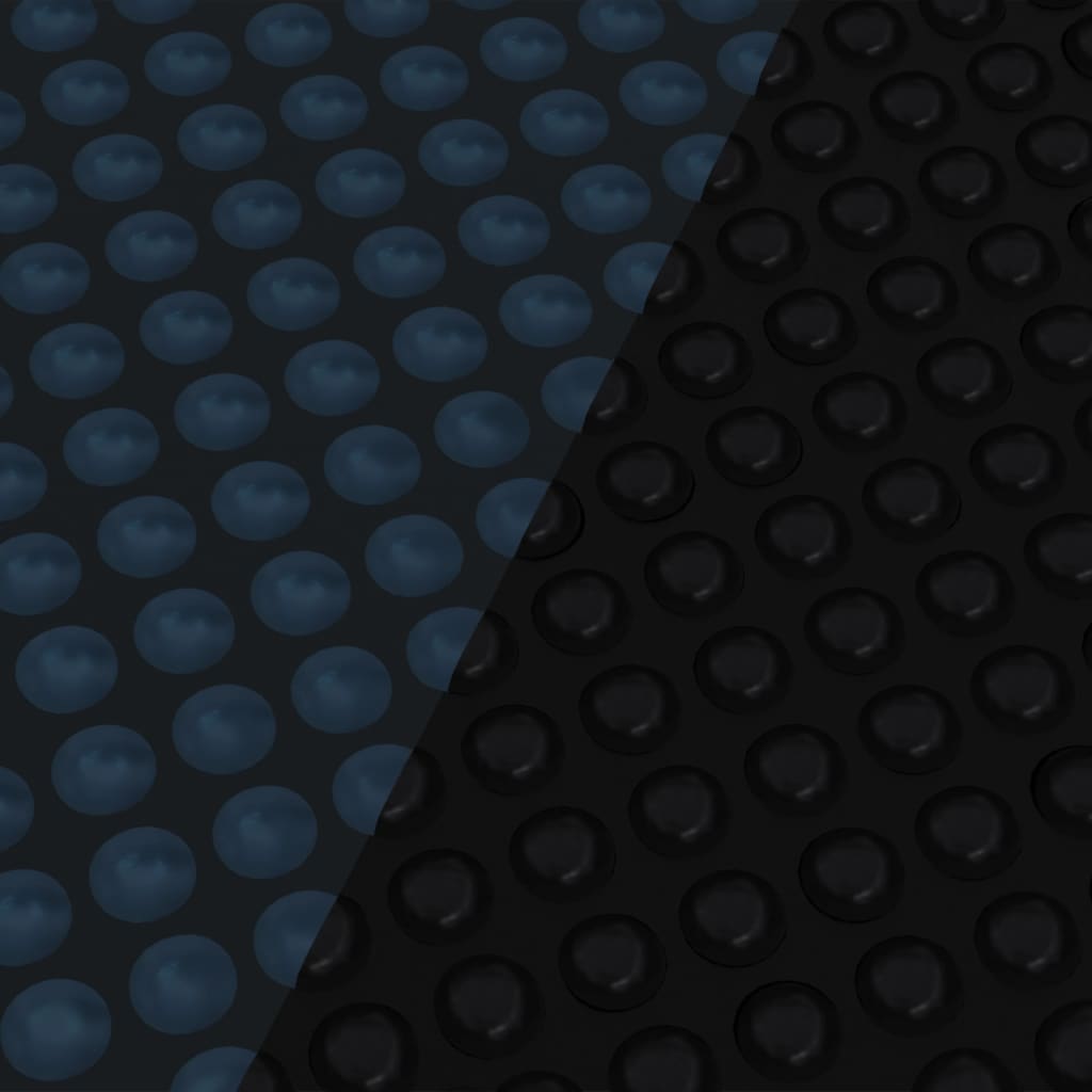 vidaXL Zwembadfolie solar drijvend 450x220 cm PE zwart en blauw
