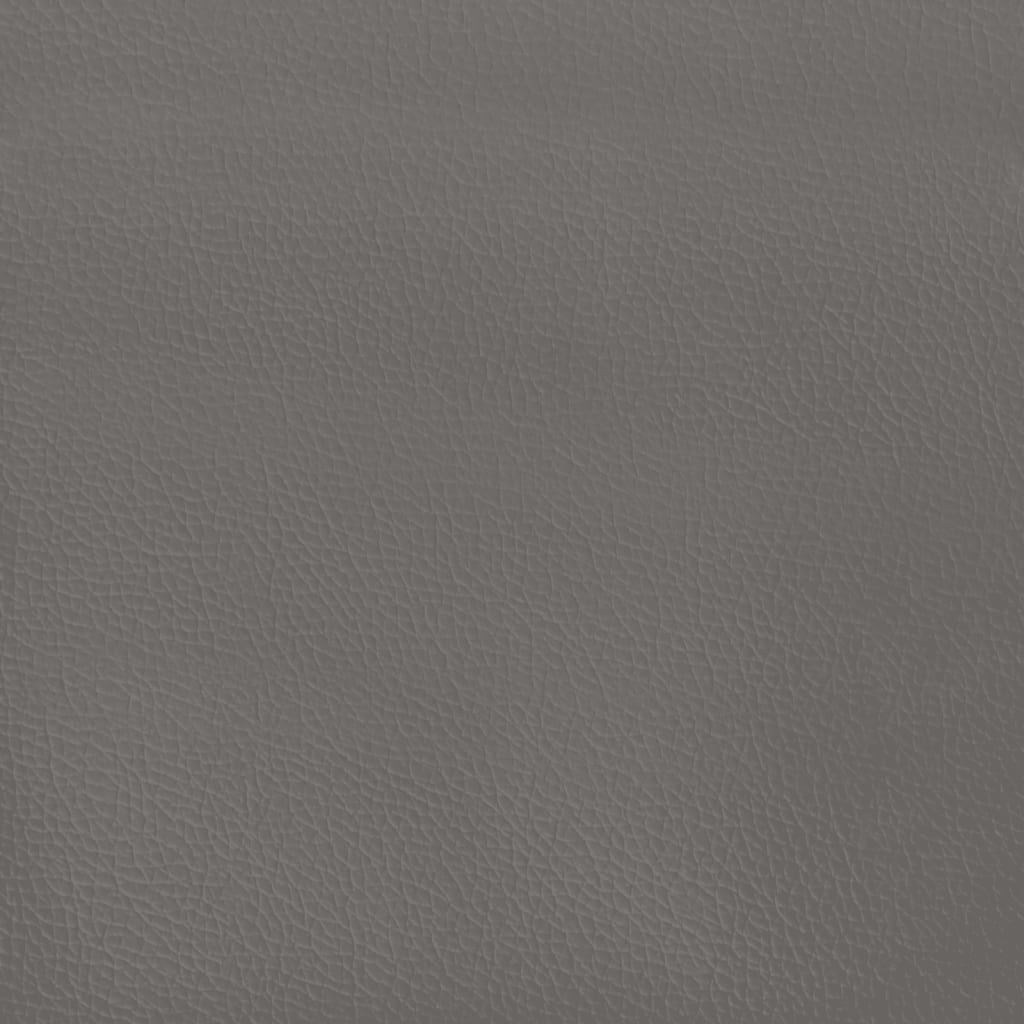 vidaXL Bedframe kunstleer grijs 120x190 cm