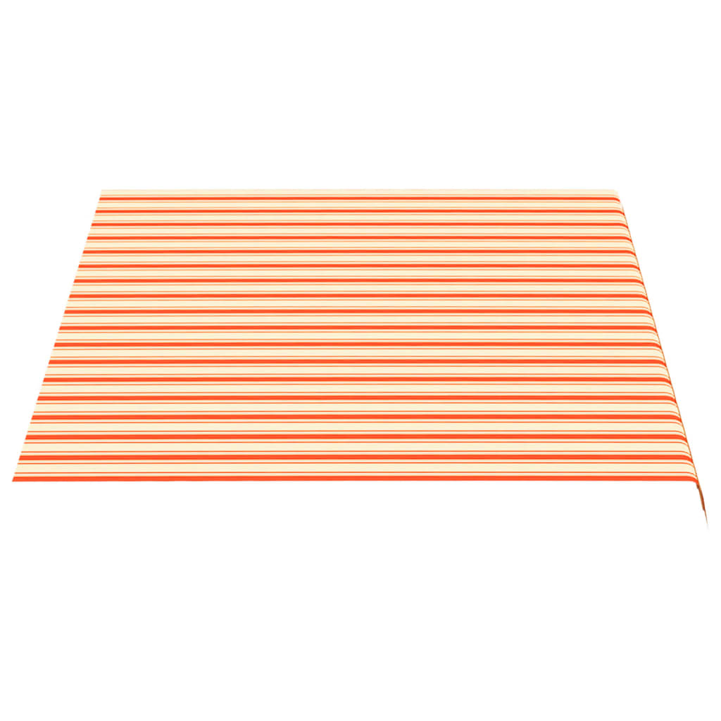 vidaXL Vervangingsdoek voor luifel 3,5x2,5 m geel en oranje