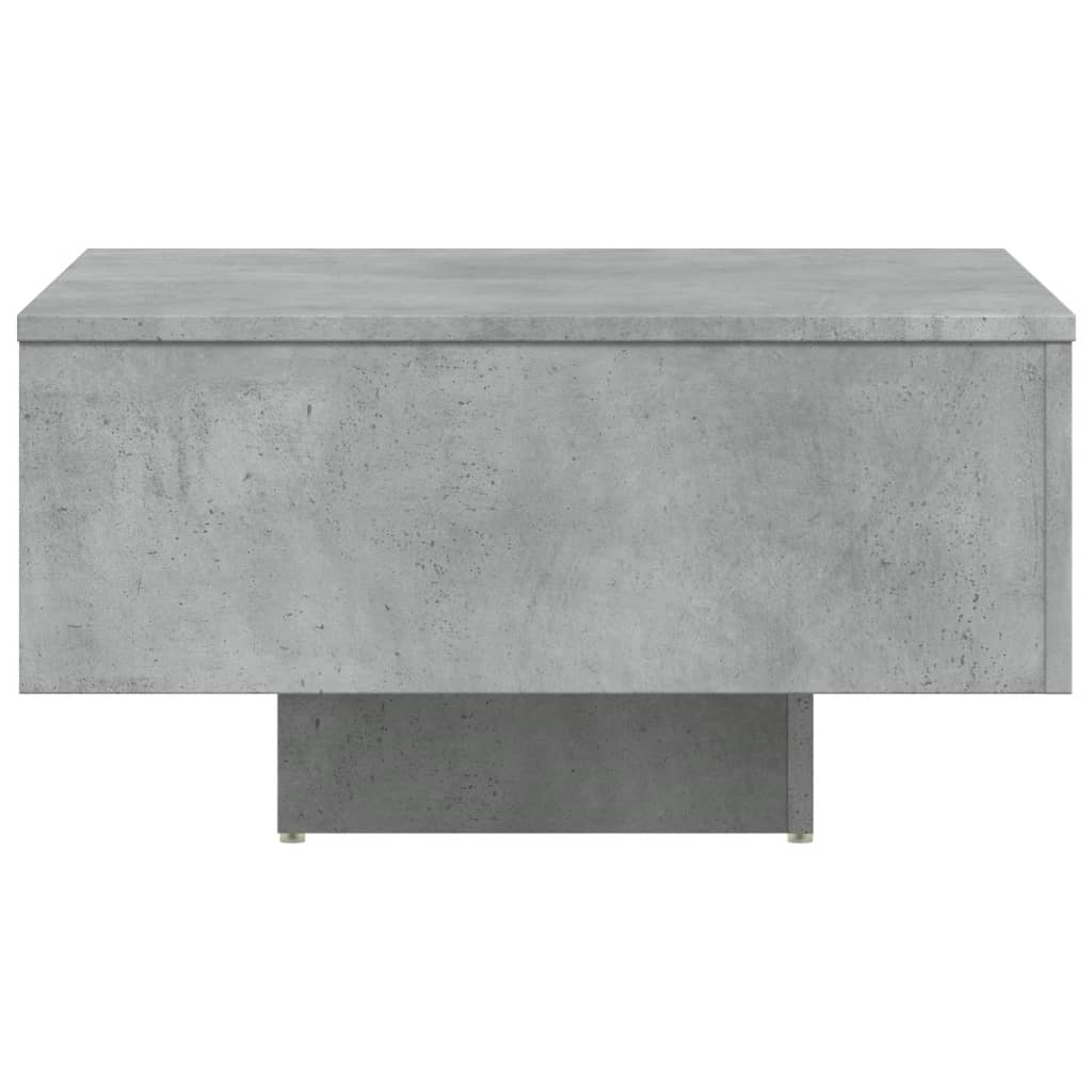 vidaXL Salontafel 60x60x31,5 cm spaanplaat betongrijs