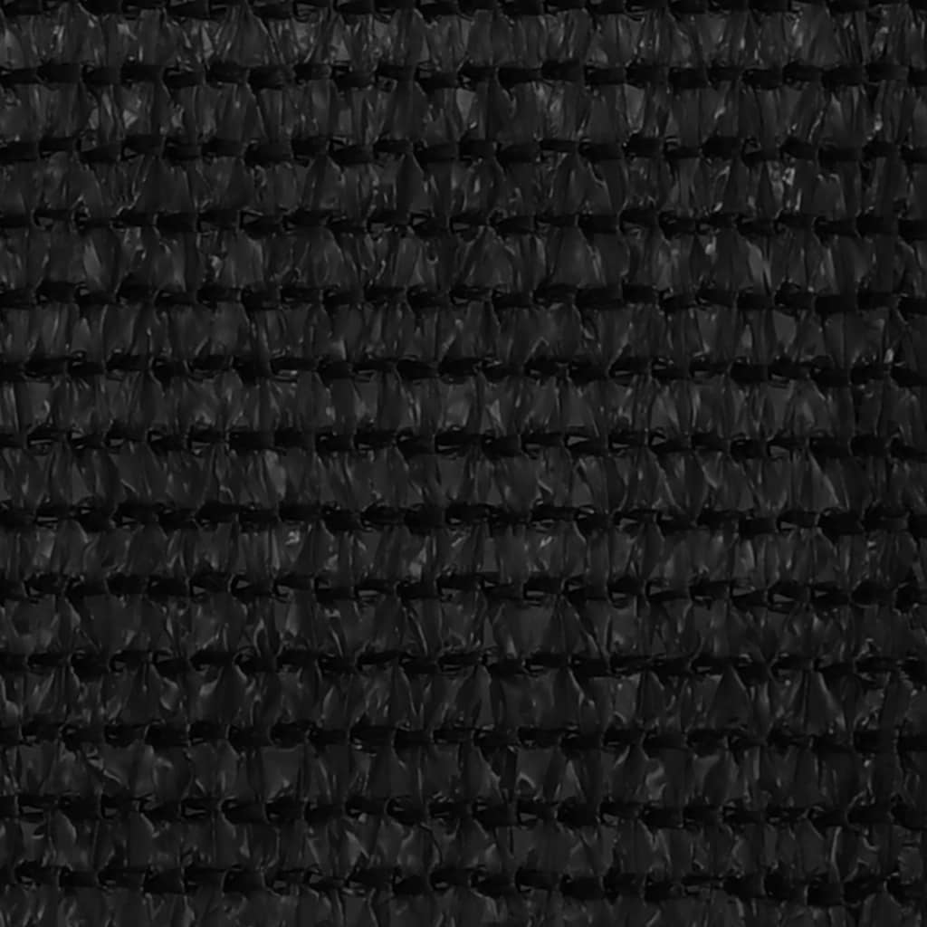 vidaXL Balkonscherm 75x400 cm HDPE zwart