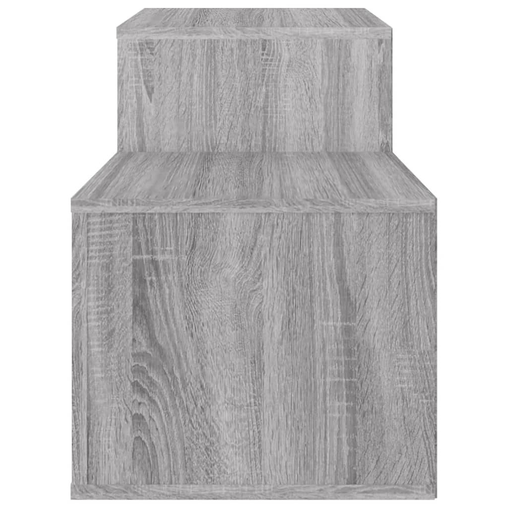 vidaXL Schoenenkast 150x35x45 cm bewerkt hout grijs sonoma