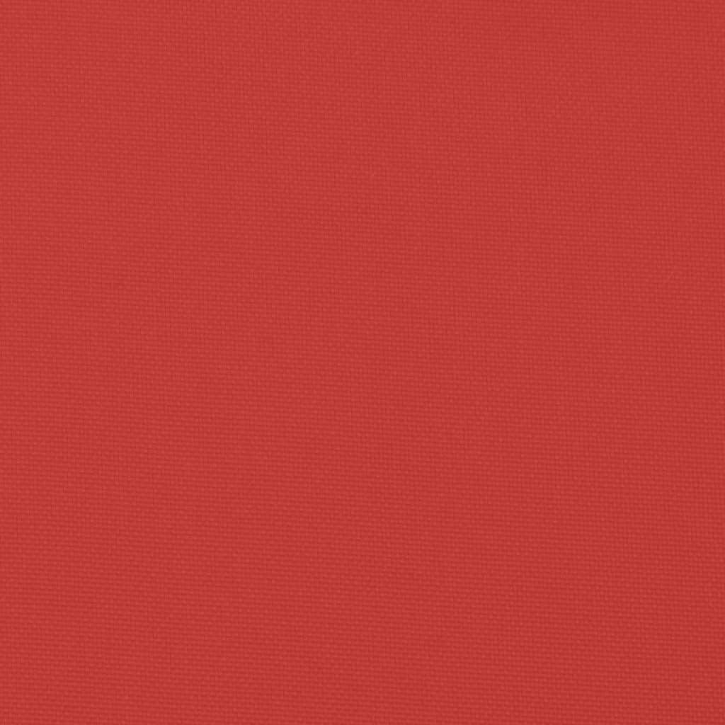 vidaXL Tuinstoelkussens 2 st 50x50x3 cm stof rood